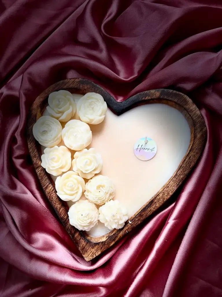 Heart with flowers